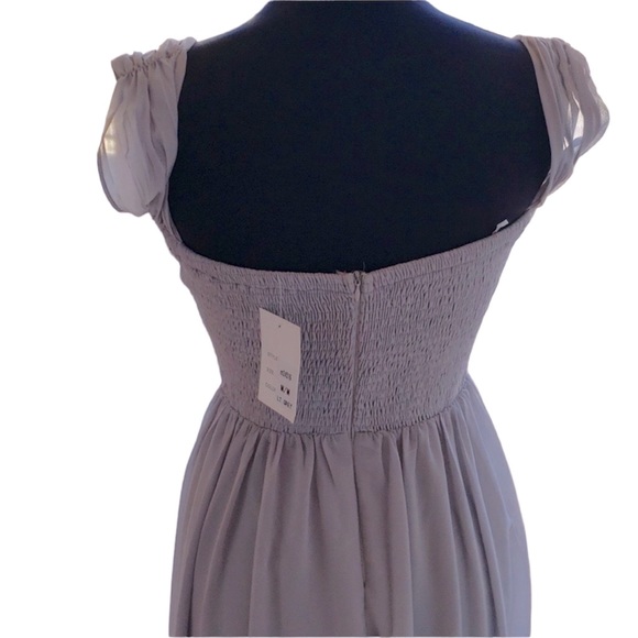 Light Gray Formal Dress - Picture 4 of 4
